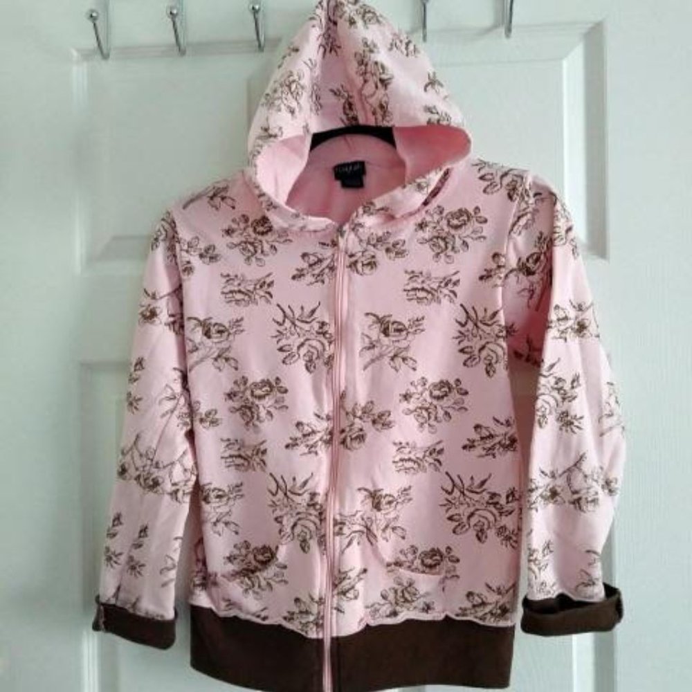 Zip up Hoodie - Girls L - 14/16